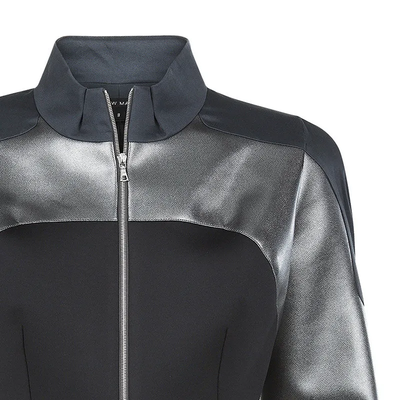 150111B -Black Trimmed Jacket