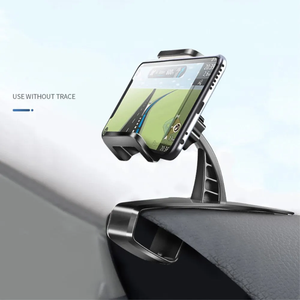 3 in 1 Car GPS Smartphone Holder: Dashboard / Visor Clamp   AC Grid Clip for Oppo A53 Global A53f (2016) - Black