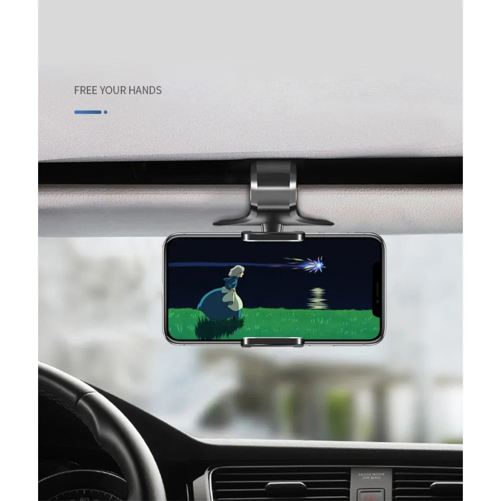 3 in 1 Car GPS Smartphone Holder: Dashboard / Visor Clamp   AC Grid Clip for Oppo A53 Global A53f (2016) - Black