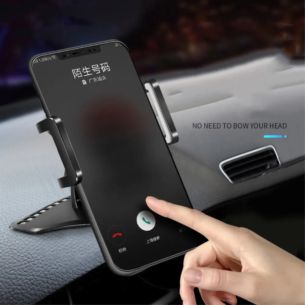 3 in 1 Car GPS Smartphone Holder: Dashboard / Visor Clamp   AC Grid Clip for Oppo A53 Global A53f (2016) - Black