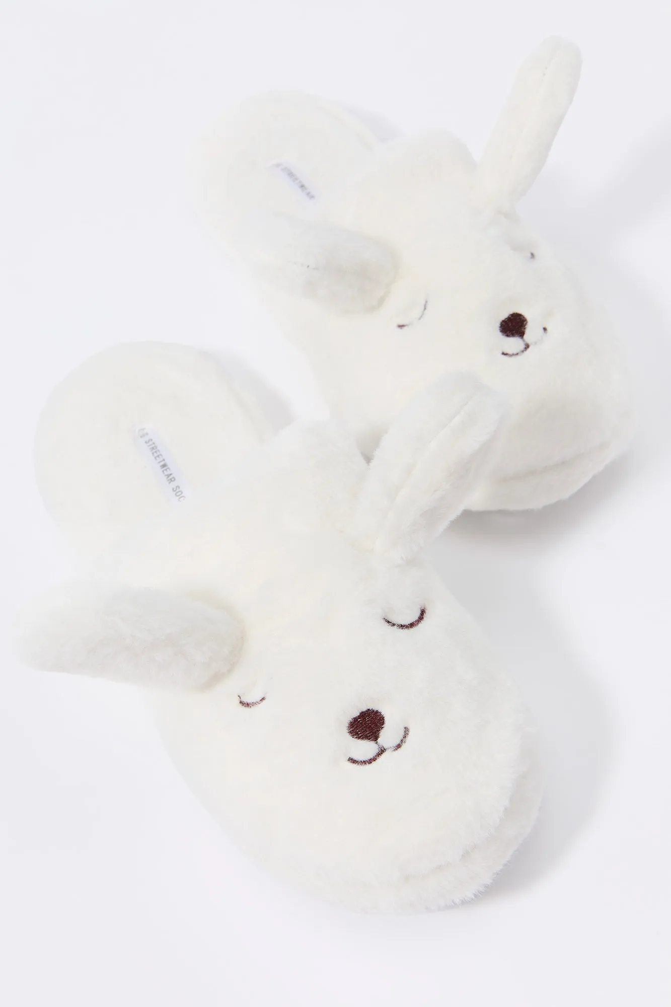 3D Bunny Faux Fur Slippers