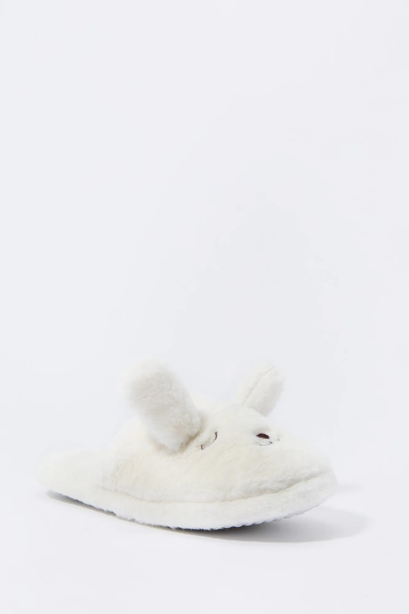 3D Bunny Faux Fur Slippers