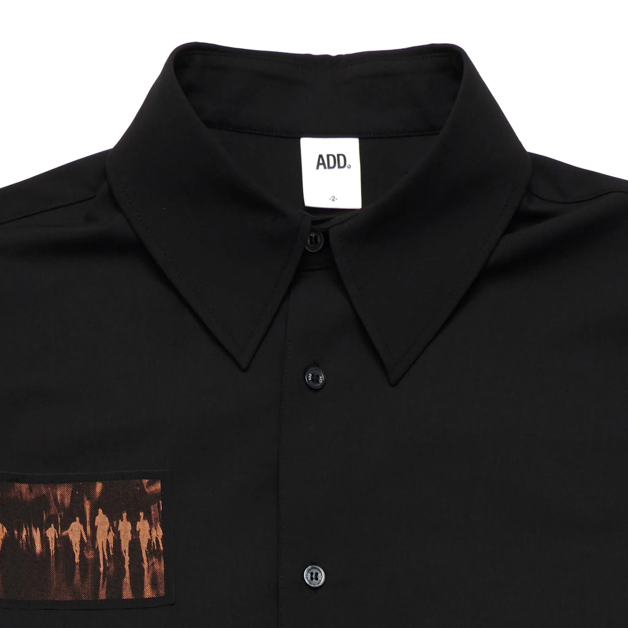 ADD Not Alone Patch Avantgarde Shirt Black