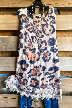 AHB EXCLUSIVE: Because Of Happiness Tunic - Leopard/Beige - SALE