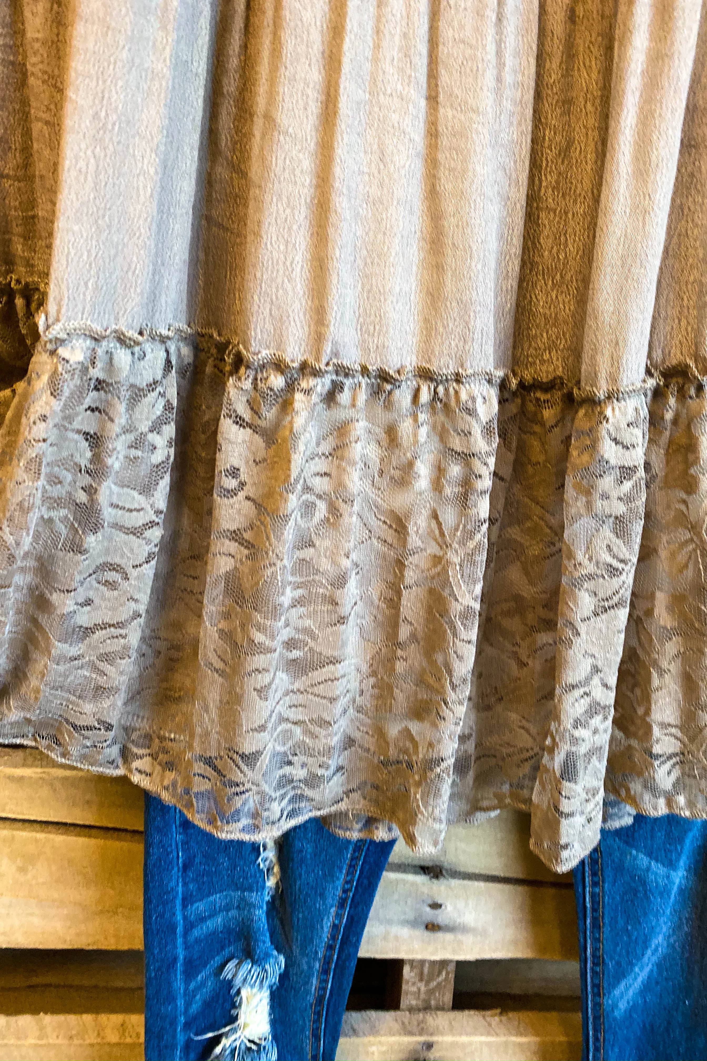 AHB EXCLUSIVE: Like A Dream To Me Tunic - Mocha