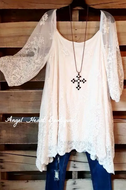 AHB EXCLUSIVE: More Than A Feeling Tunic - Beige