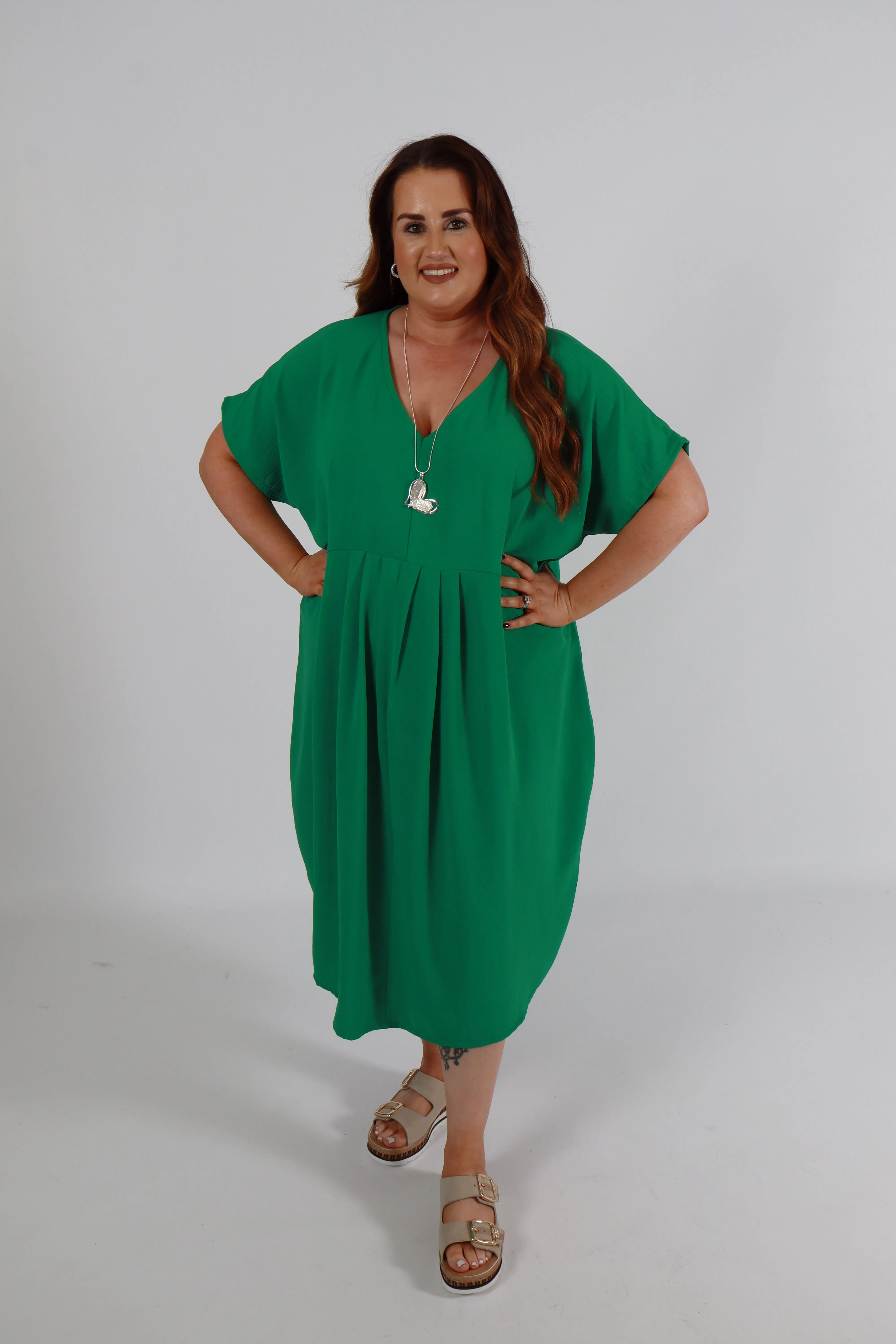 Aoife Tunic Blouse in Green