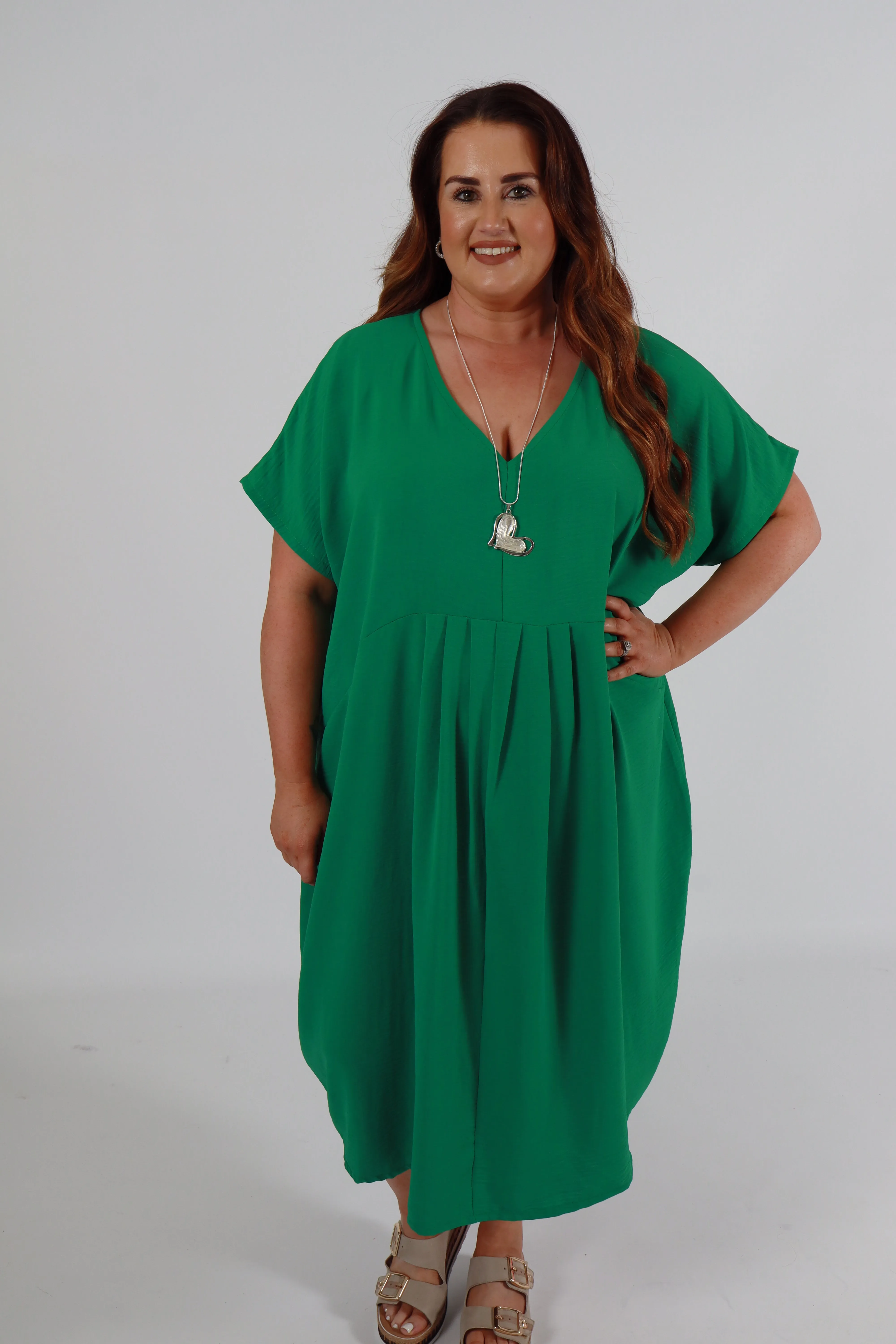 Aoife Tunic Blouse in Green