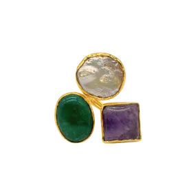 Avant-garde Green Ring