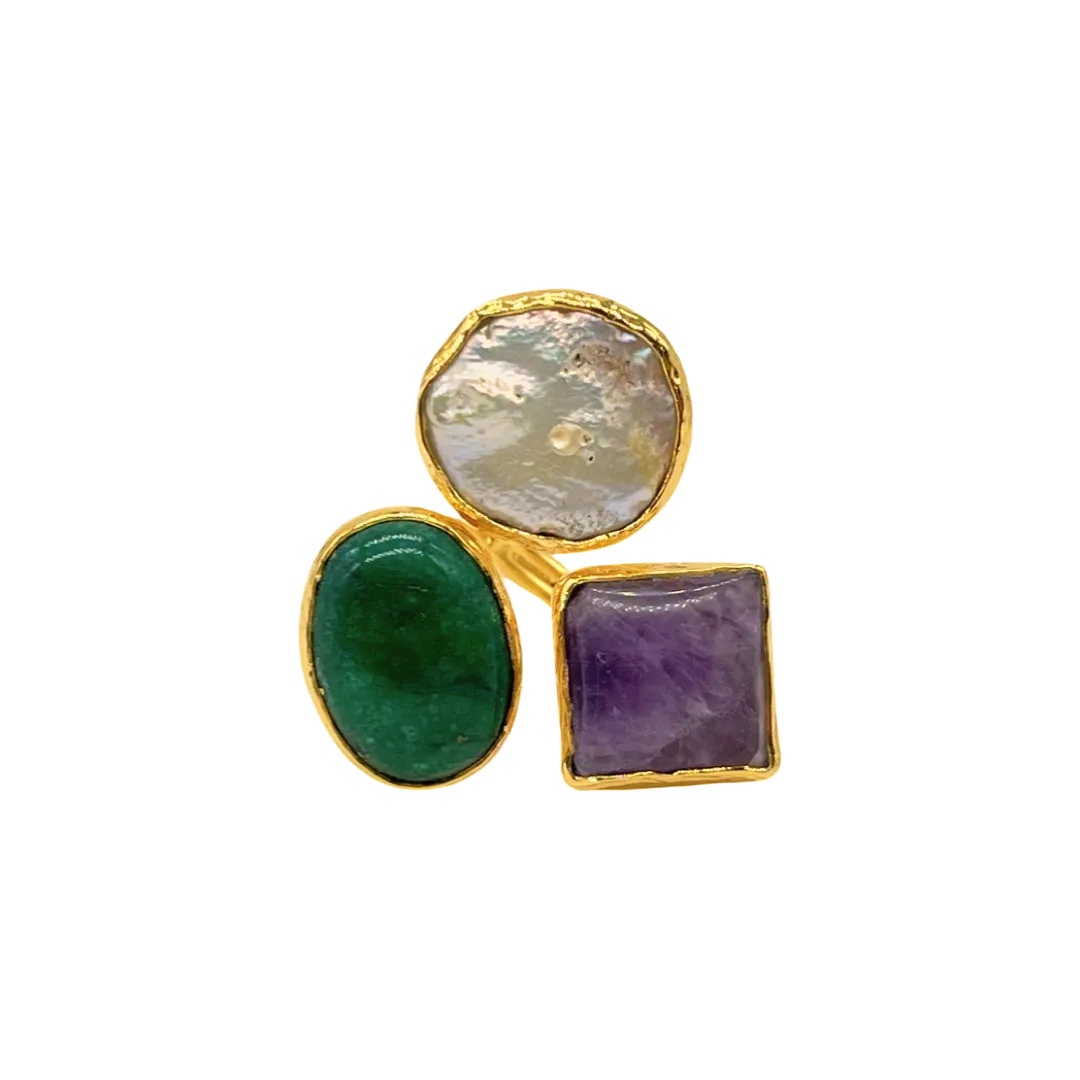 Avant-garde Green Ring