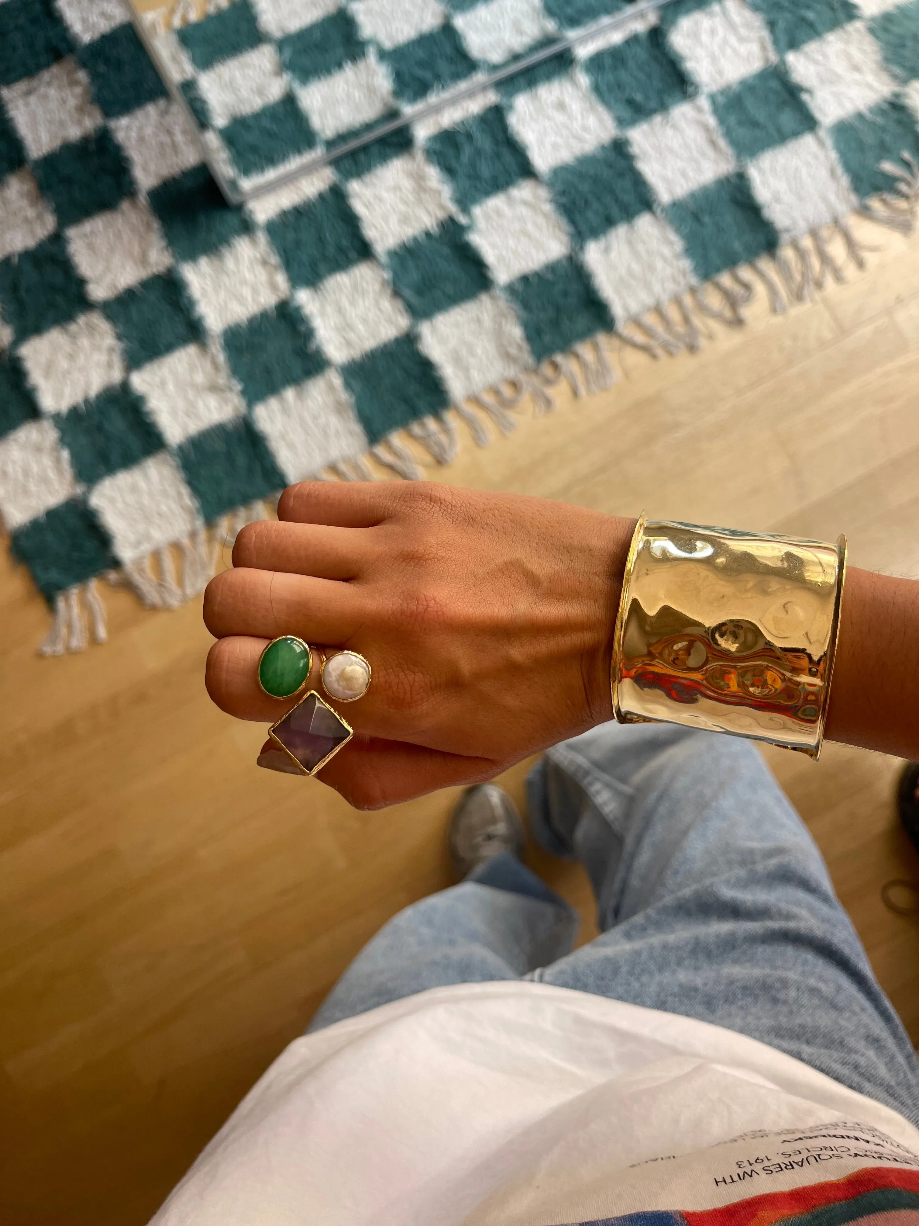 Avant-garde Green Ring