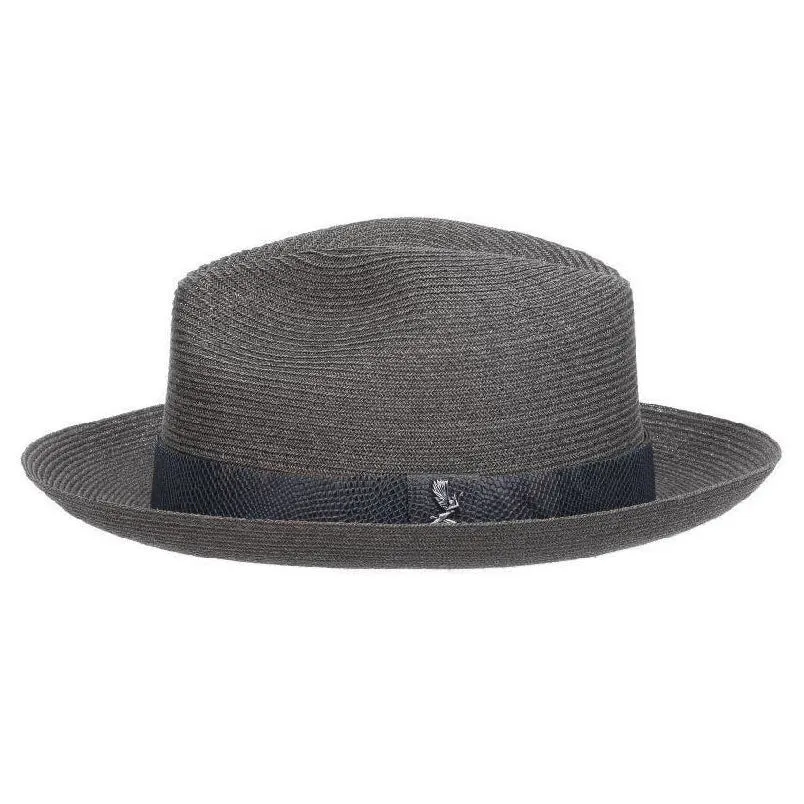 Avant Garde - Santana Natural Hemp Braid Straw Fedora Hat