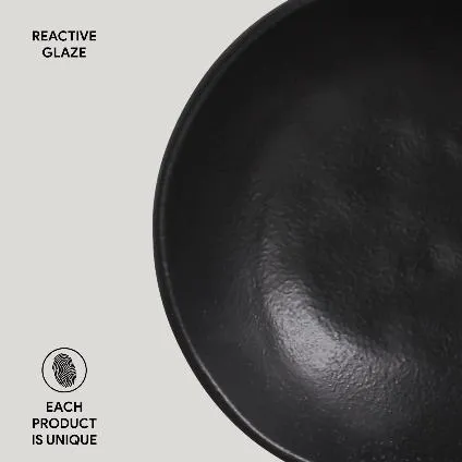 Bio Matte Black Cereal Bowl Set 1431473901