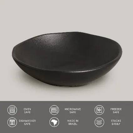 Bio Matte Black Cereal Bowl Set 1431473901