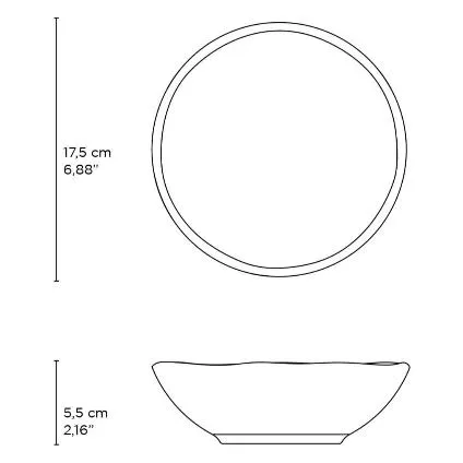 Bio Matte Black Cereal Bowl Set 1431473901