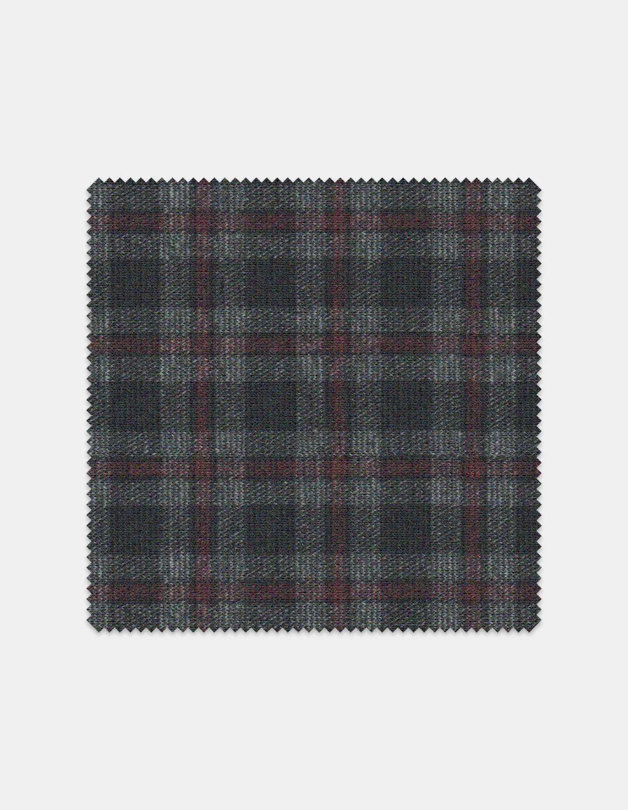 Black and Red Block Check | Chino