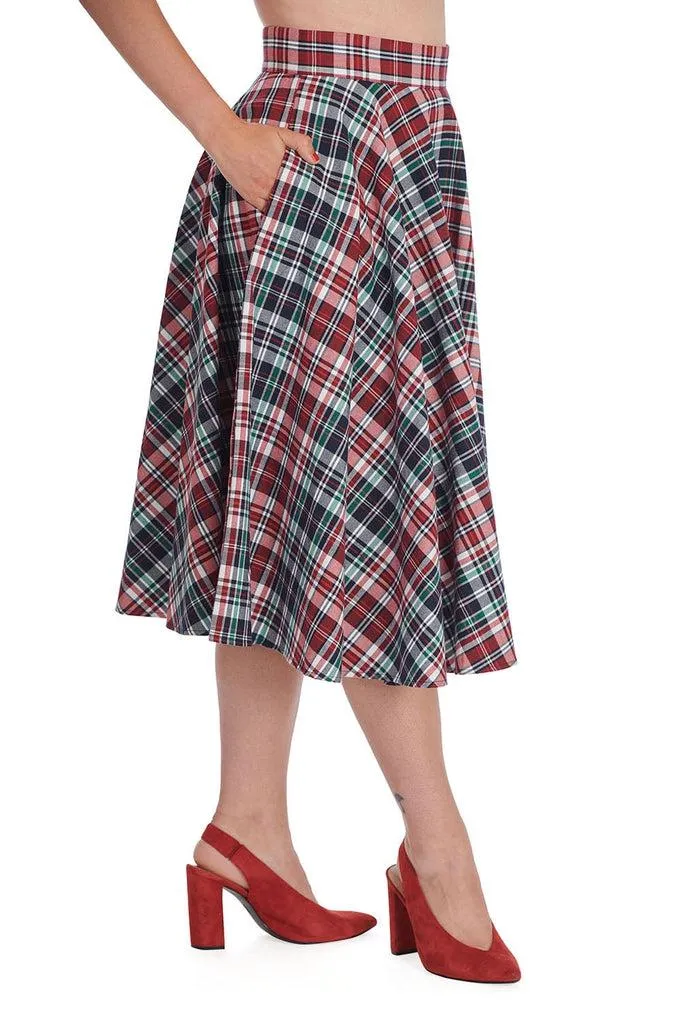 Boat Day Swing Skirt