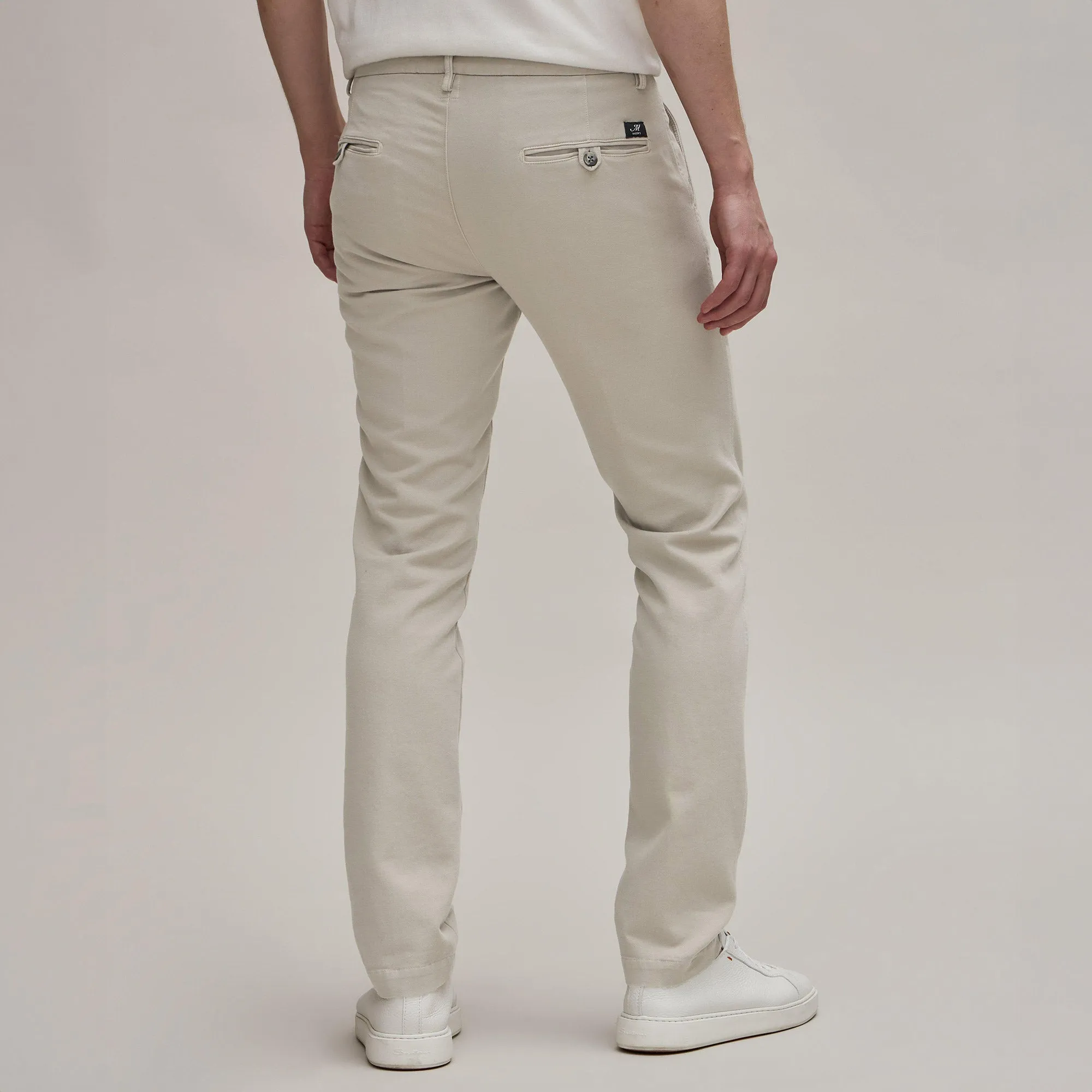 Bone Chino Gaberdine Stretch Slim Fit Pants - Mason's