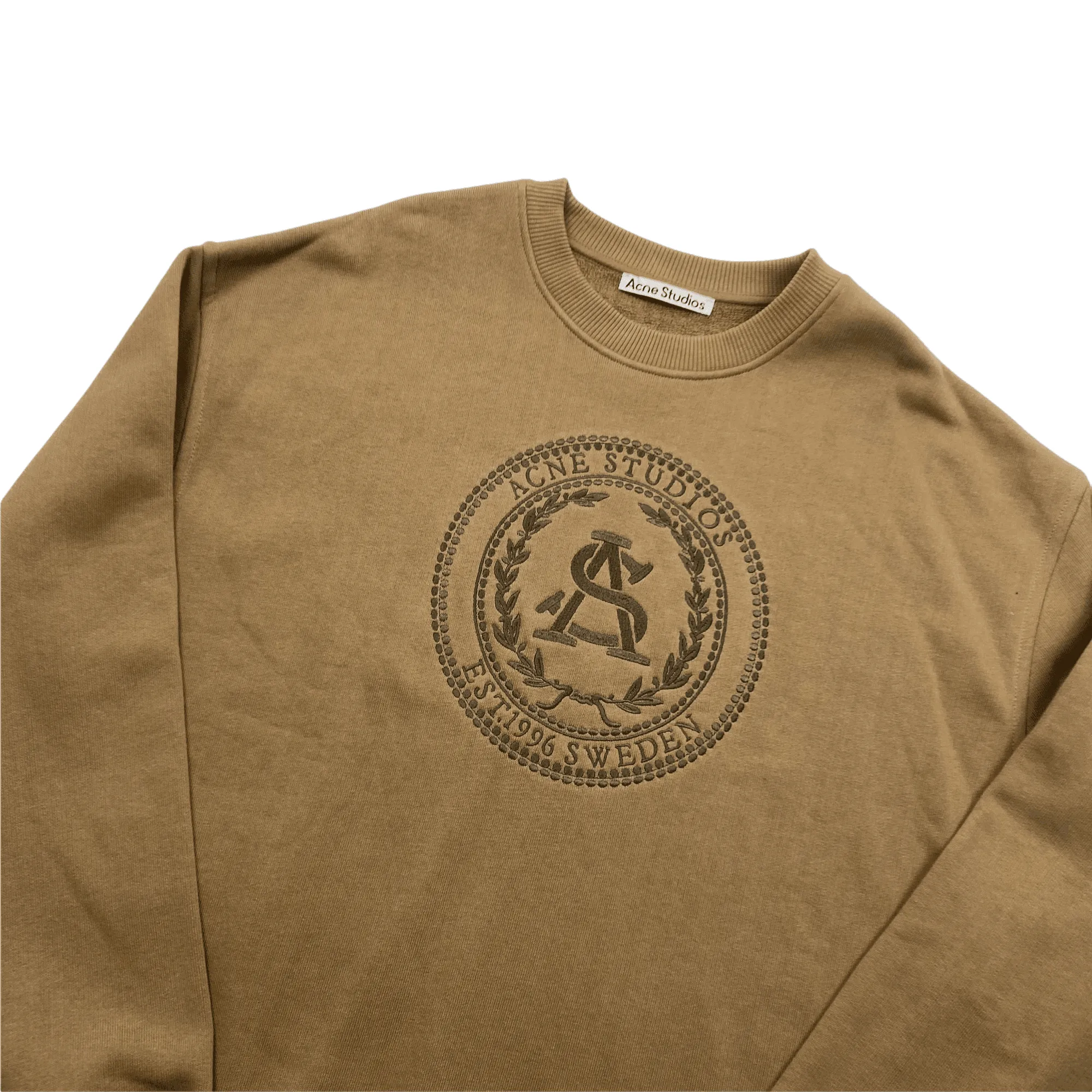 Brown Acne Studios Forban Oversized Sweatshirt - Medium (Recommended Size - Extra Large)