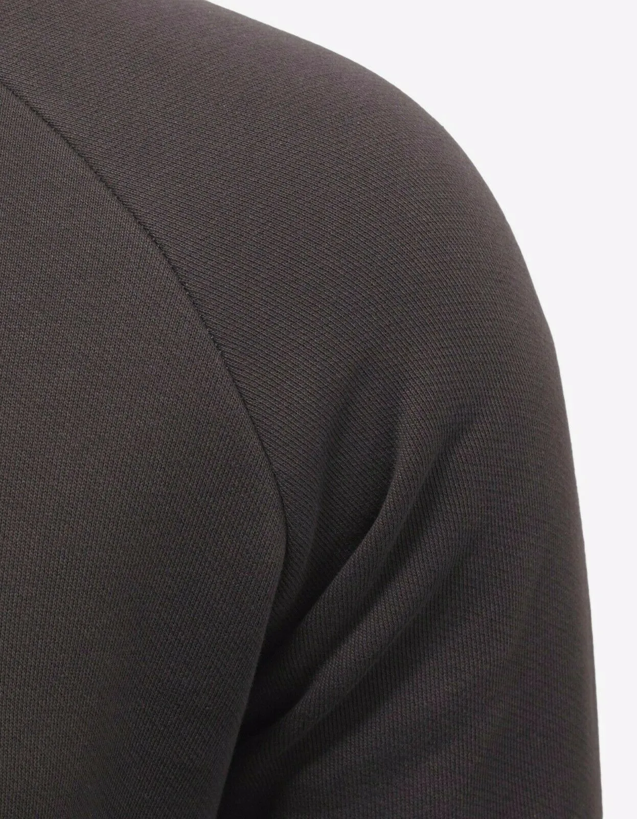 Brown Shrunk Crew Neck Sweatshirt