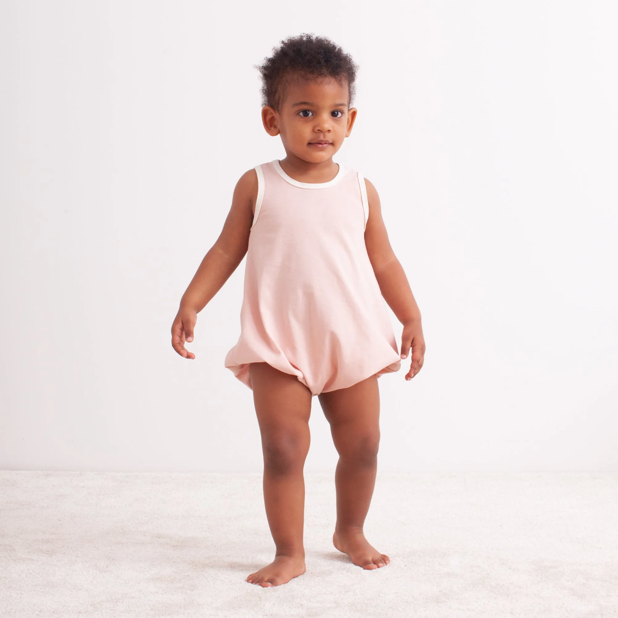 Bubble Romper - Sea Creatures Pale Blue & Navy