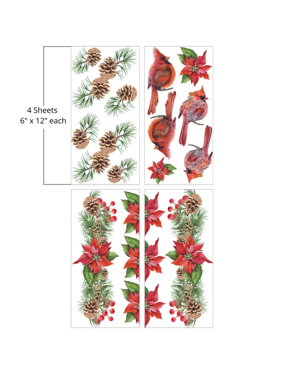 Caroling Cardinals - Small Transfer