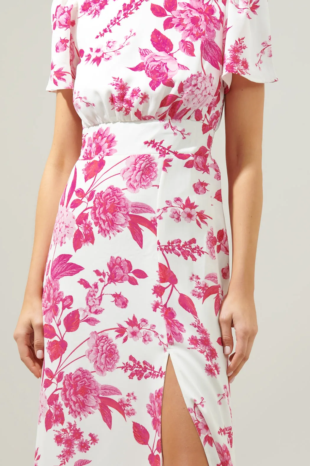 Clarice Bloom Floral Midi Dress