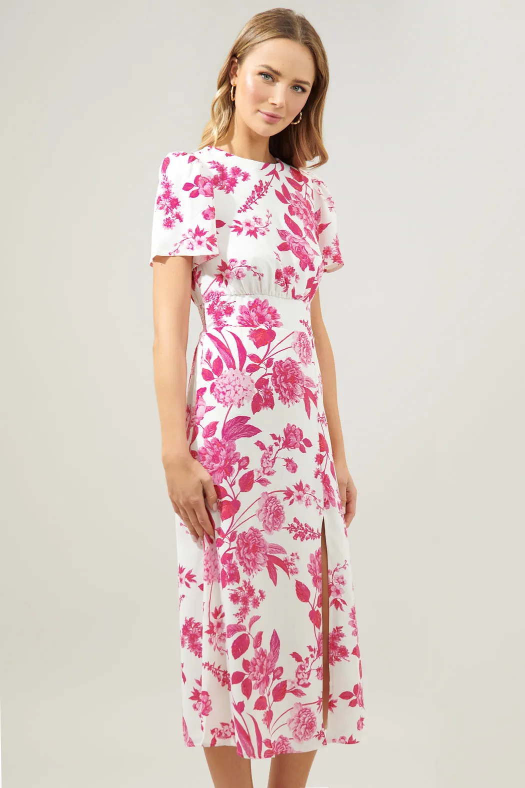 Clarice Bloom Floral Midi Dress