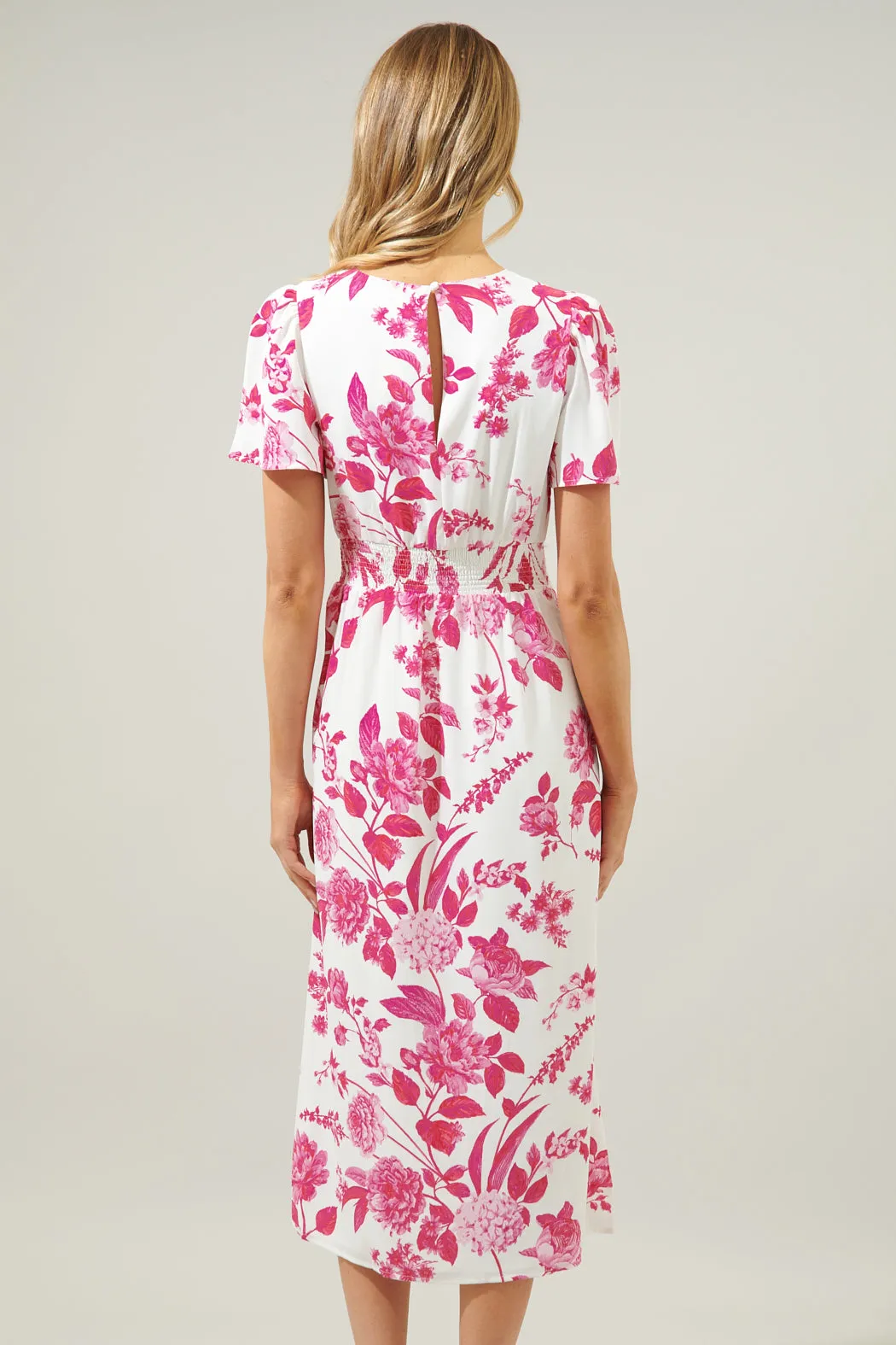 Clarice Bloom Floral Midi Dress