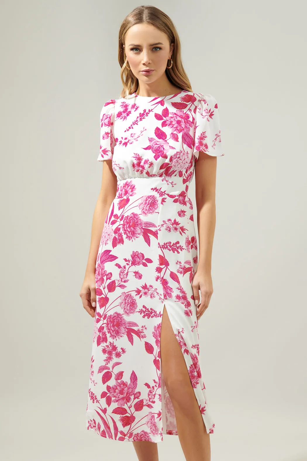 Clarice Bloom Floral Midi Dress