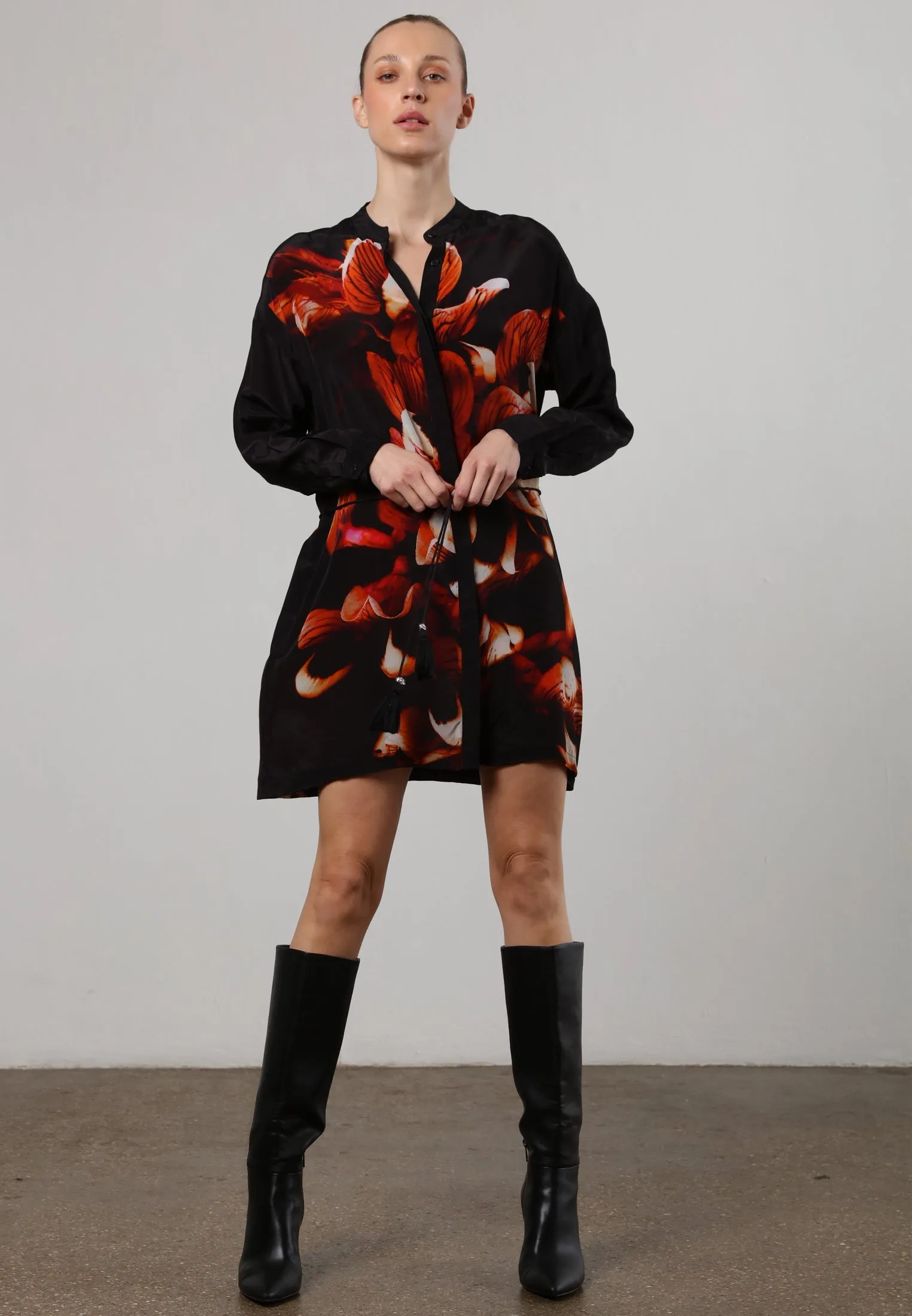 CLUSTER RIPPLE COPPER TUNIC