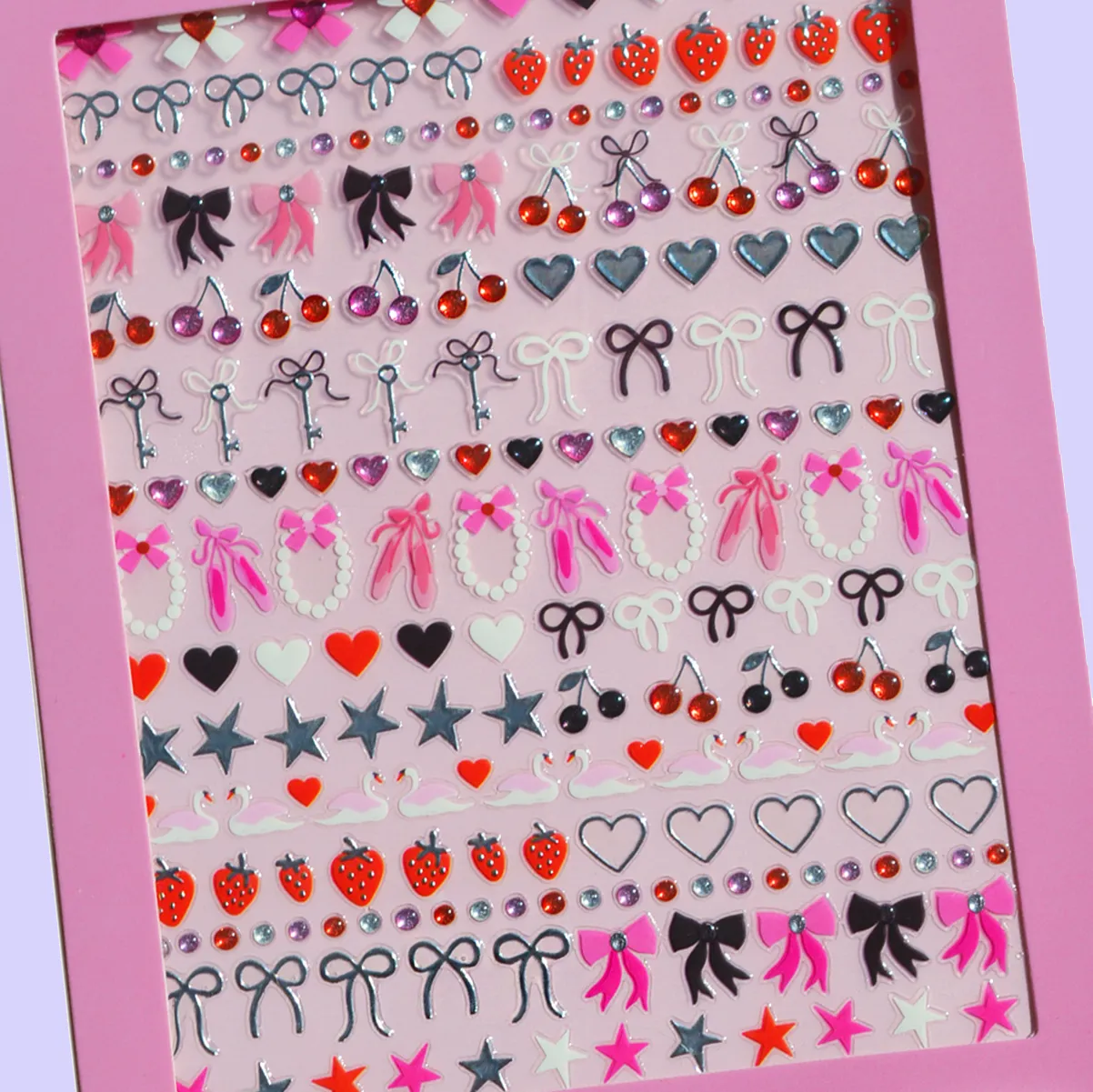 COQUETTE NAIL ART STICKERS