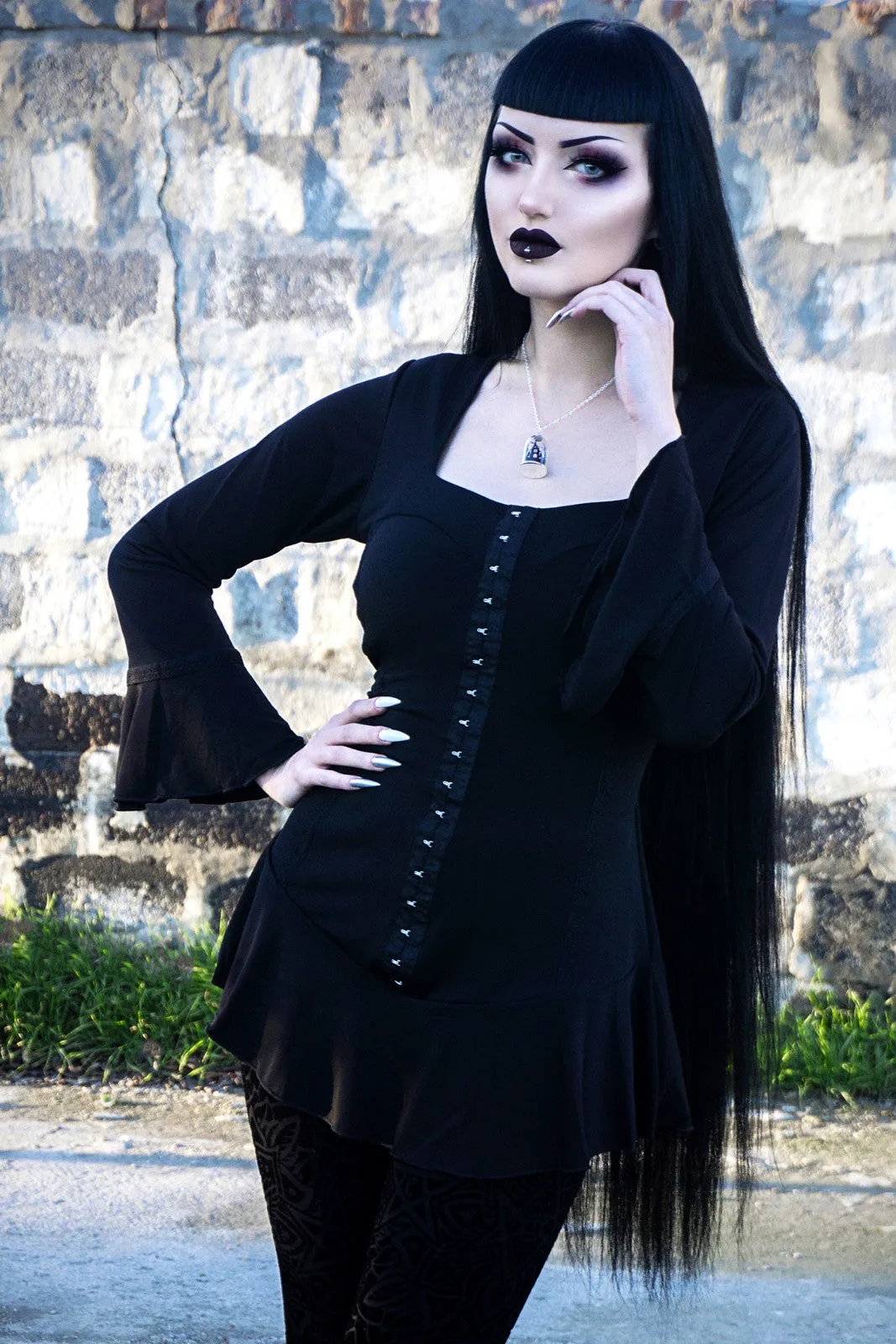 Corsetta Top in Red Rose