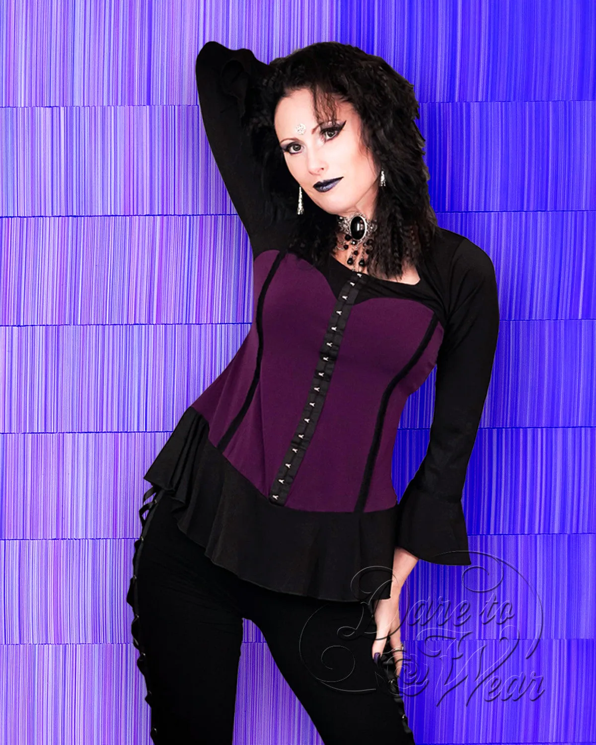 Corsetta Top in Red Rose