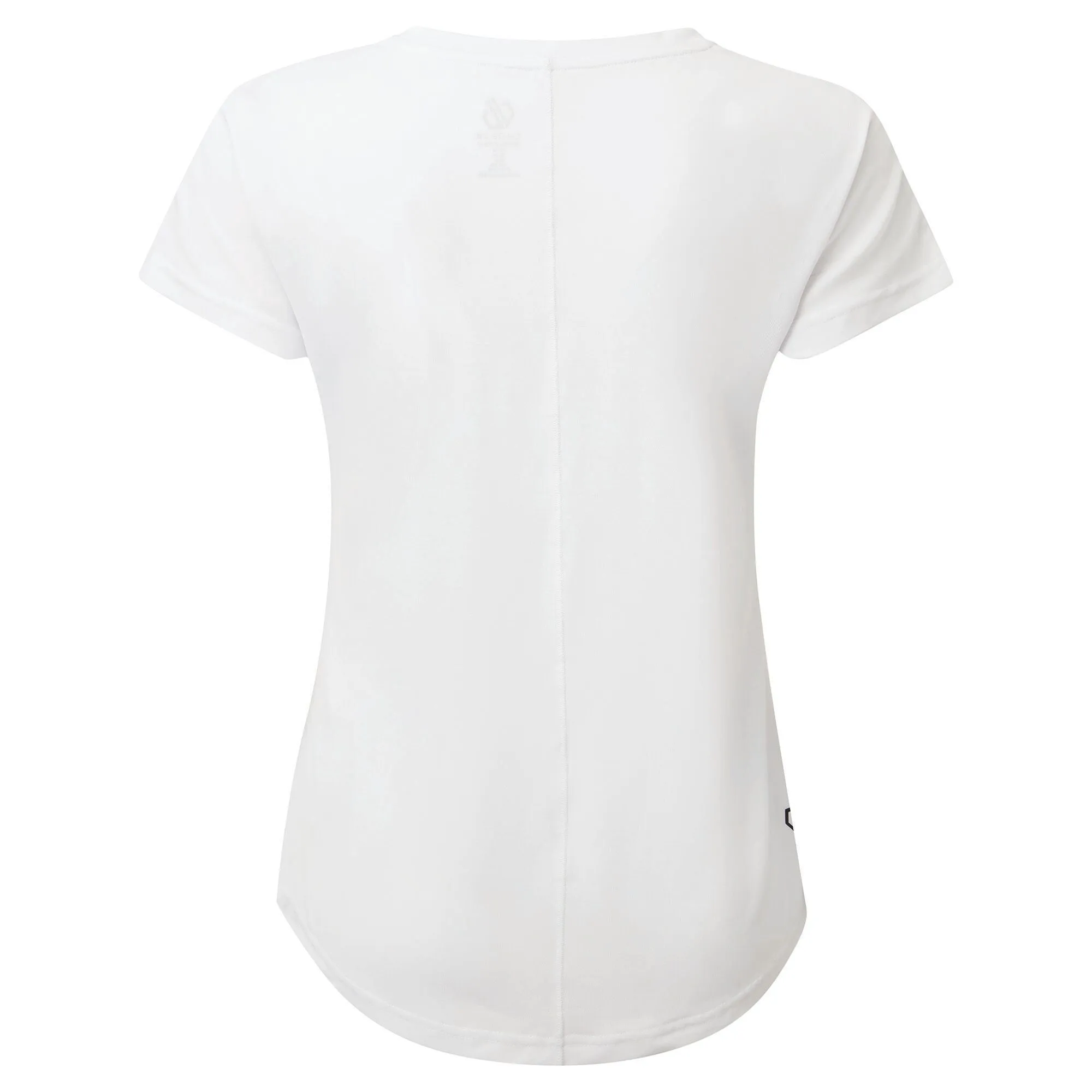 Dare2b Ladies Lightweight Wicking Vigilant Tee-WHITE
