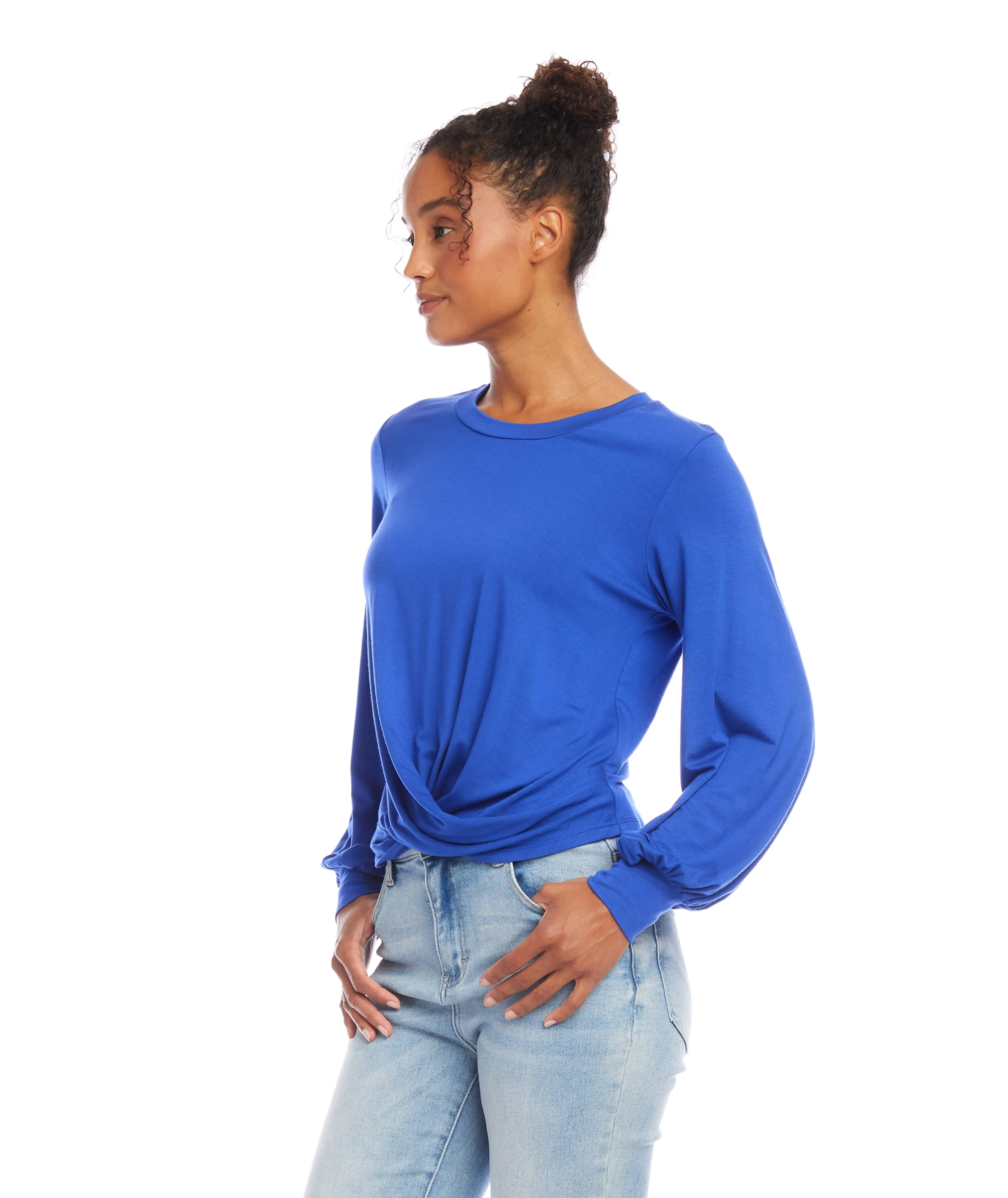 Drape Front Top