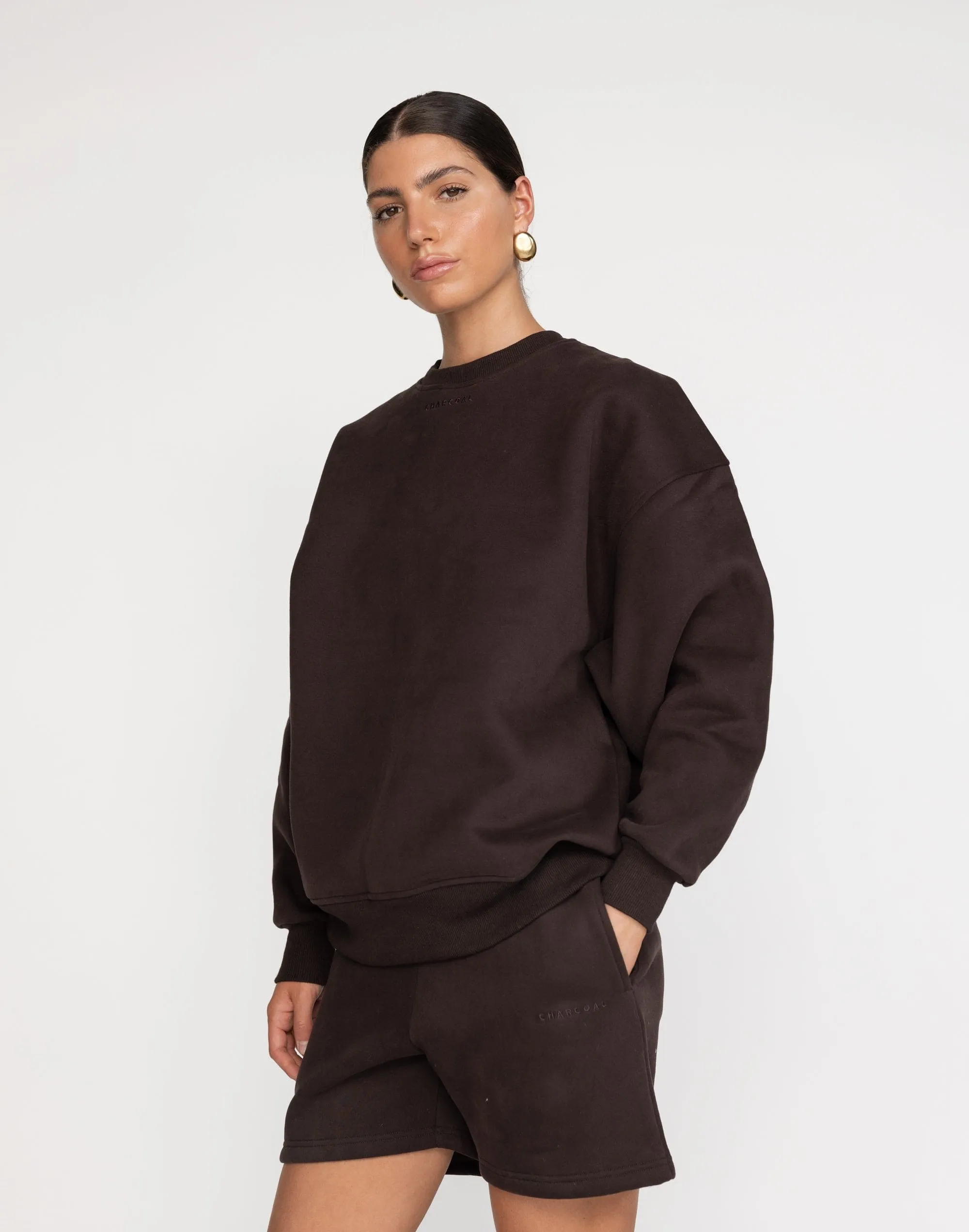 Ellis Sweatshirt (Chocolate)