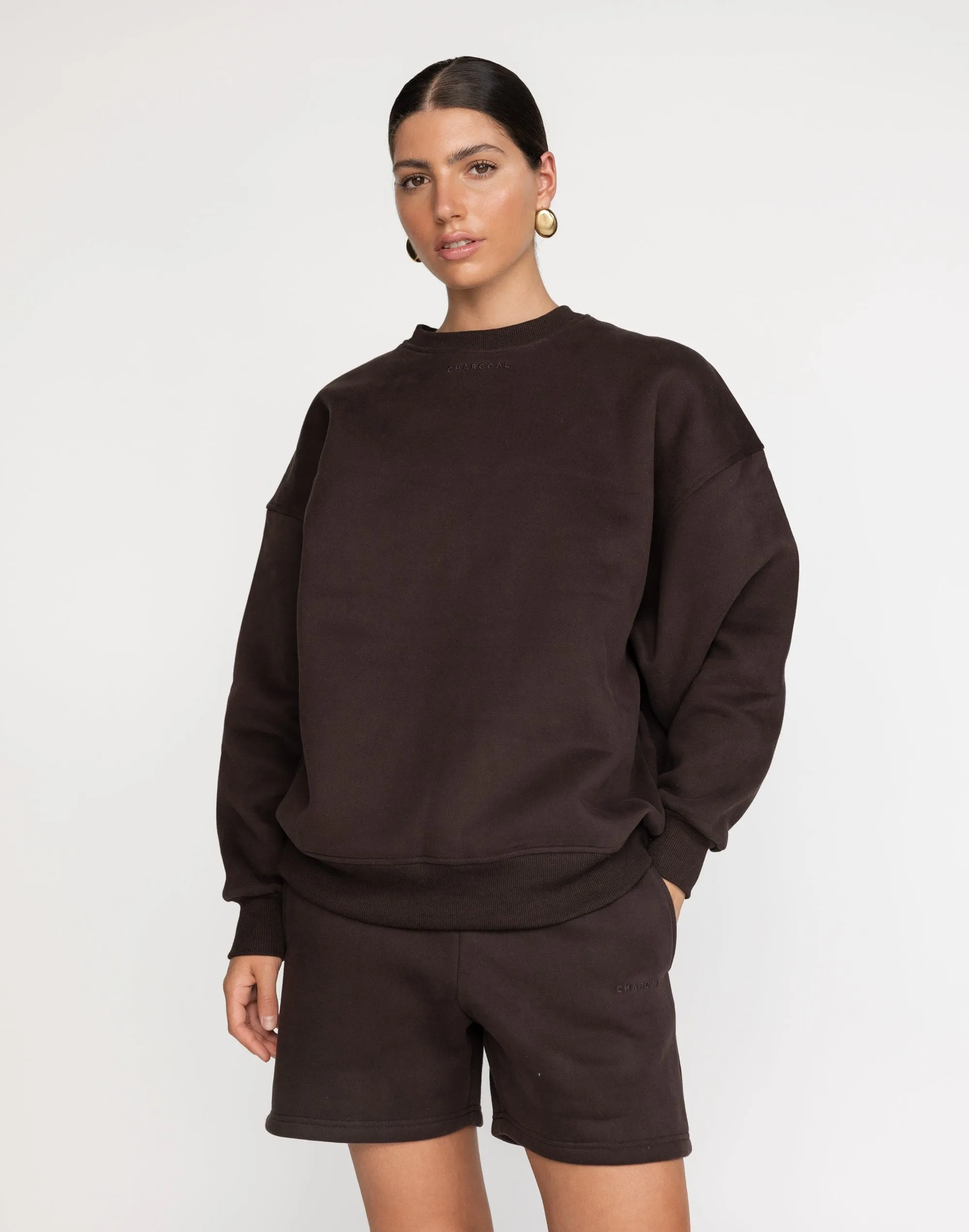 Ellis Sweatshirt (Chocolate)