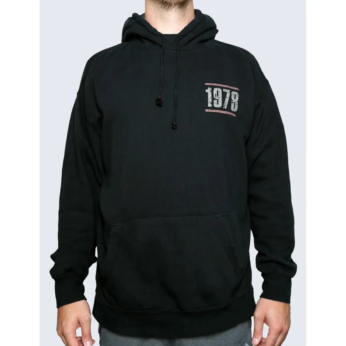 EVH Eddie Van Halen Vintage Wash Black Pullover Hoodie - XL