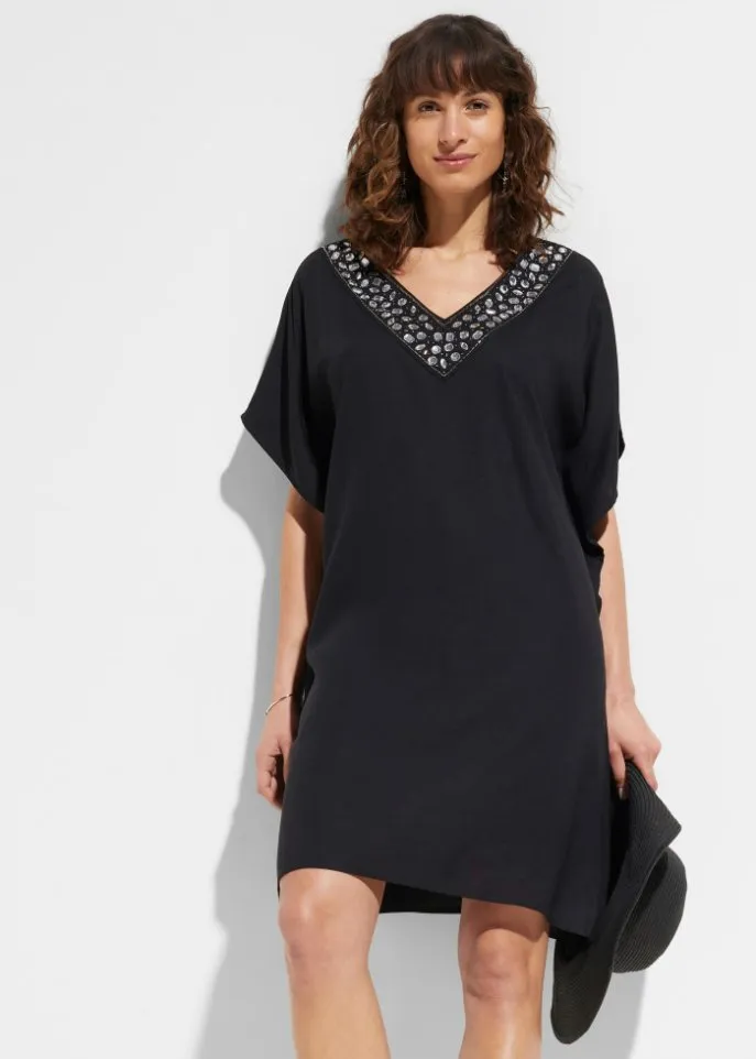 Exclusive beach tunic dress Bpc Selection, black