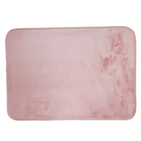 Faux Fur 40x60 Blush Pink Bathmat