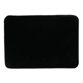 Faux Fur 60 x 40 Black Bathmat