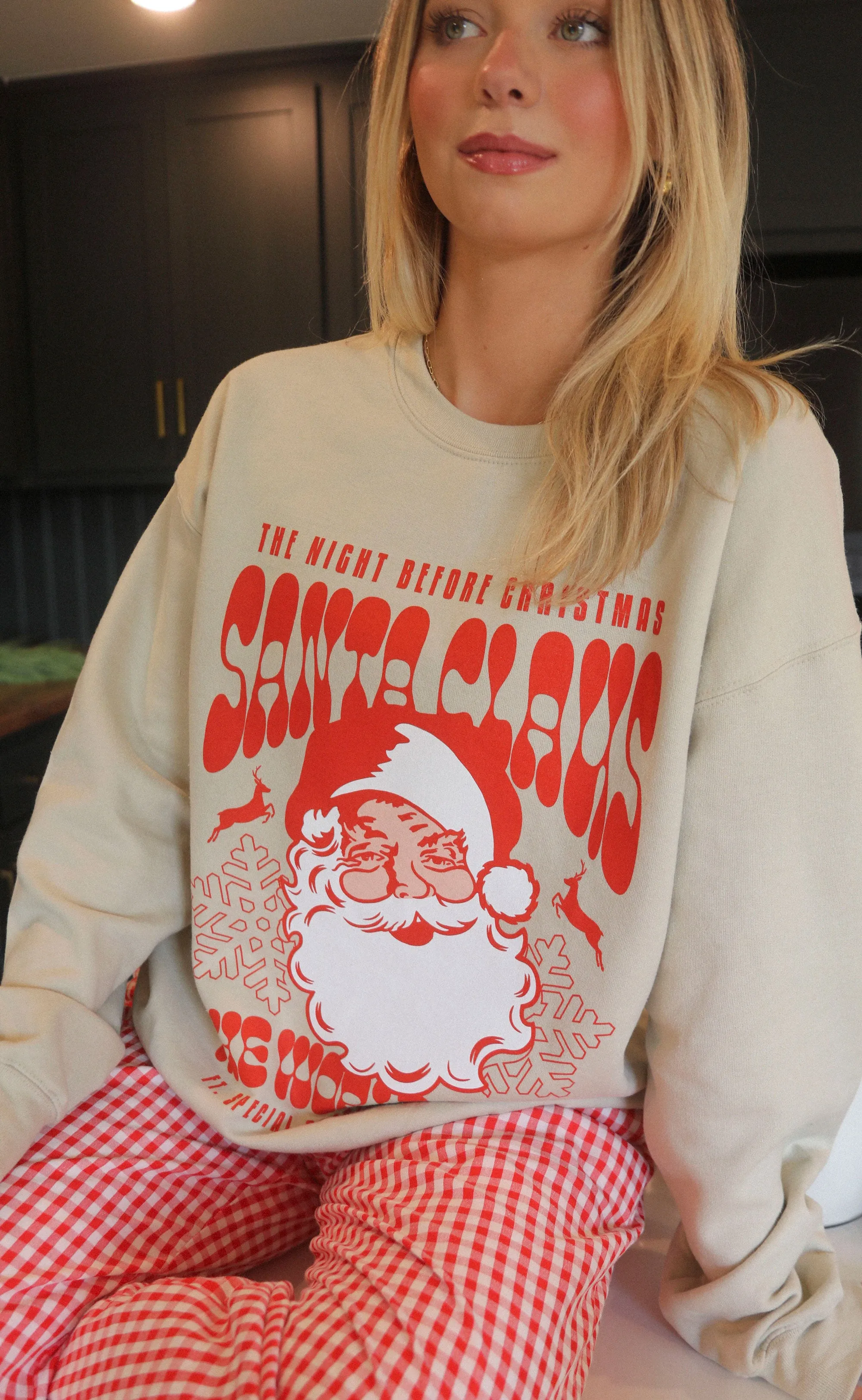 friday   saturday: santa world tour sweatshirt