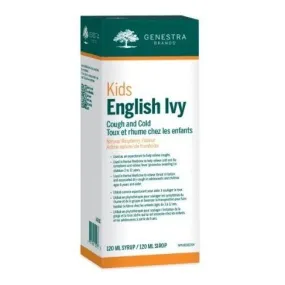 Genestra - english  ivy® kids cough and cold syrup : raspberry - 120 ml