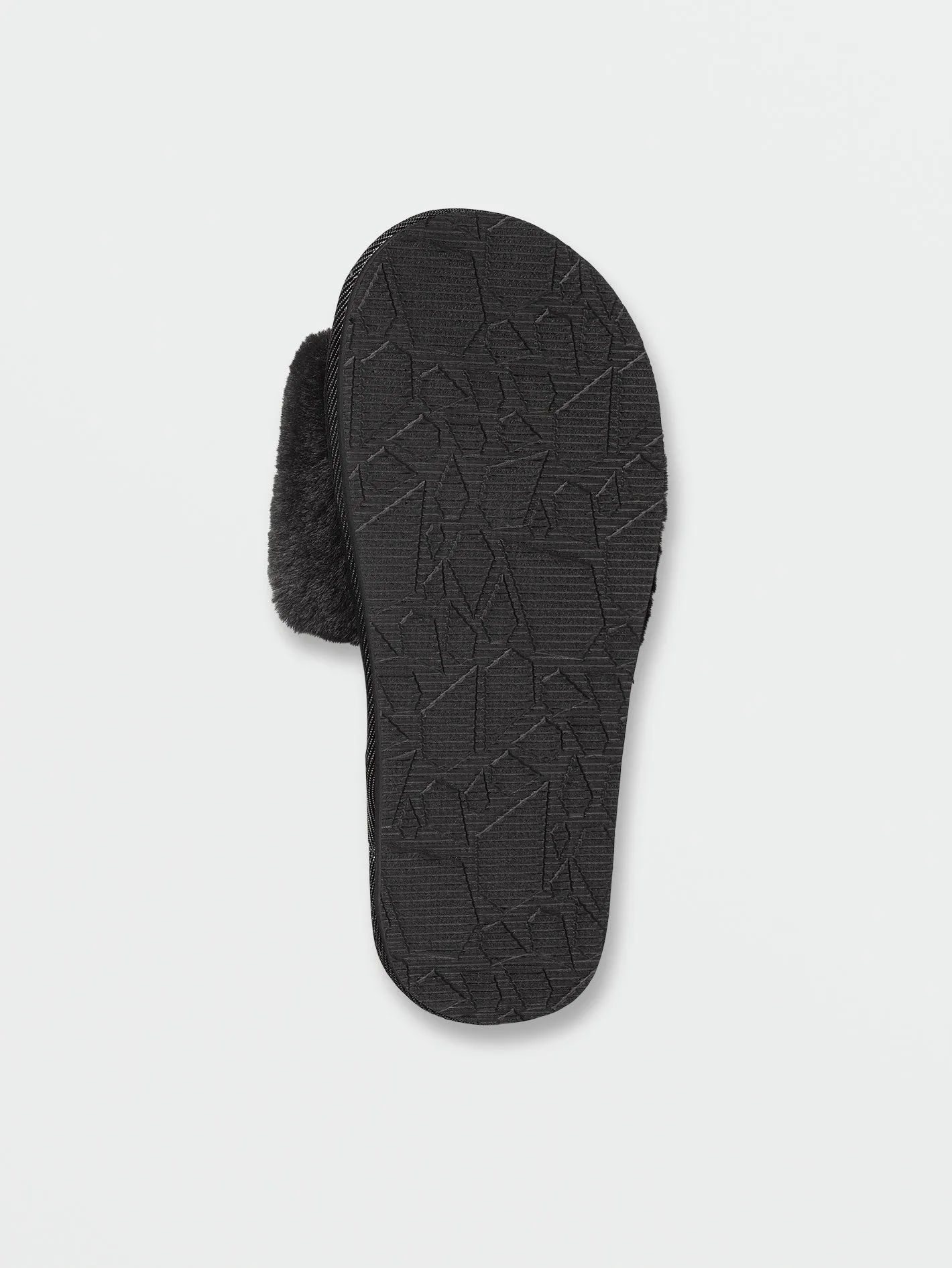 Girls Lived in Lounge Slippers - Black White