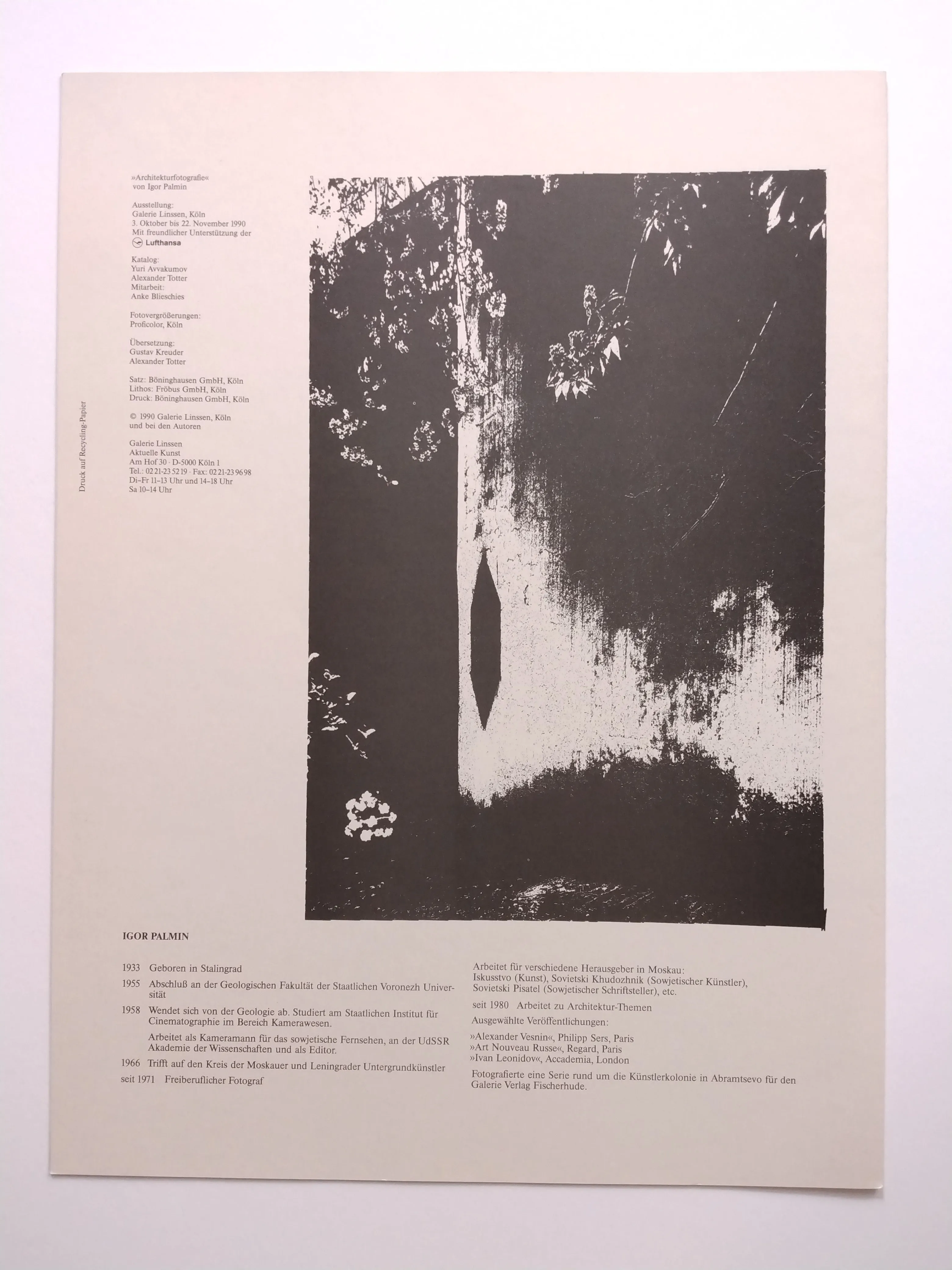 >>Papierarchitektur<< (Ephemera)