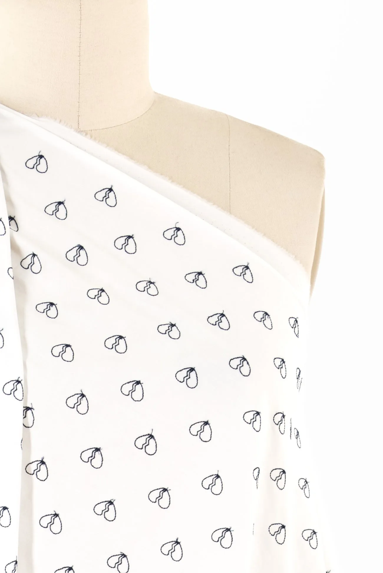 Heartthrob Embroidered Cotton Woven