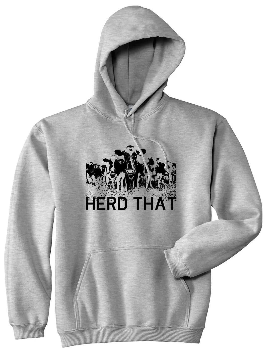 Herd That Cow Mens Pullover Hoodie