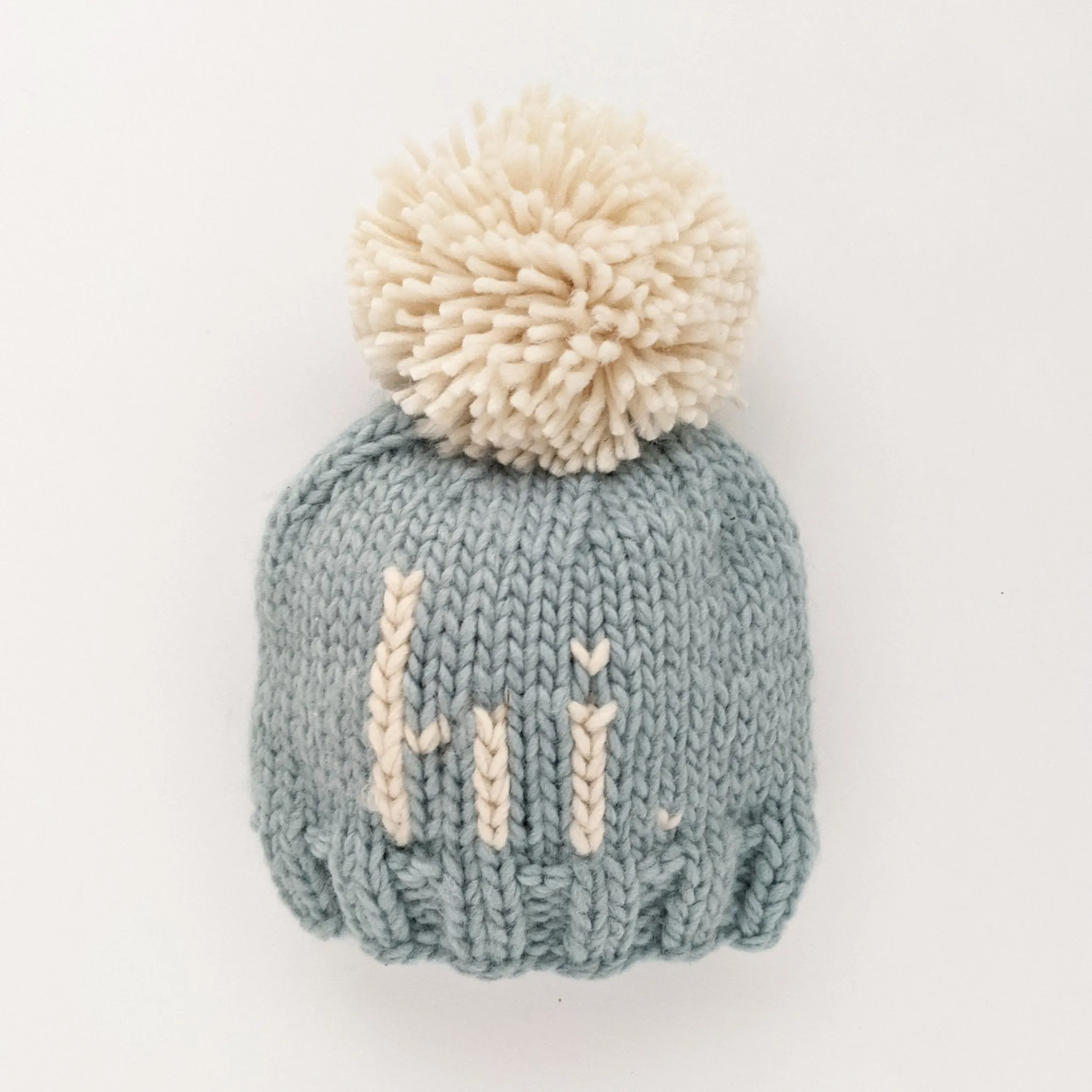 Hi Hand Knit Beanie