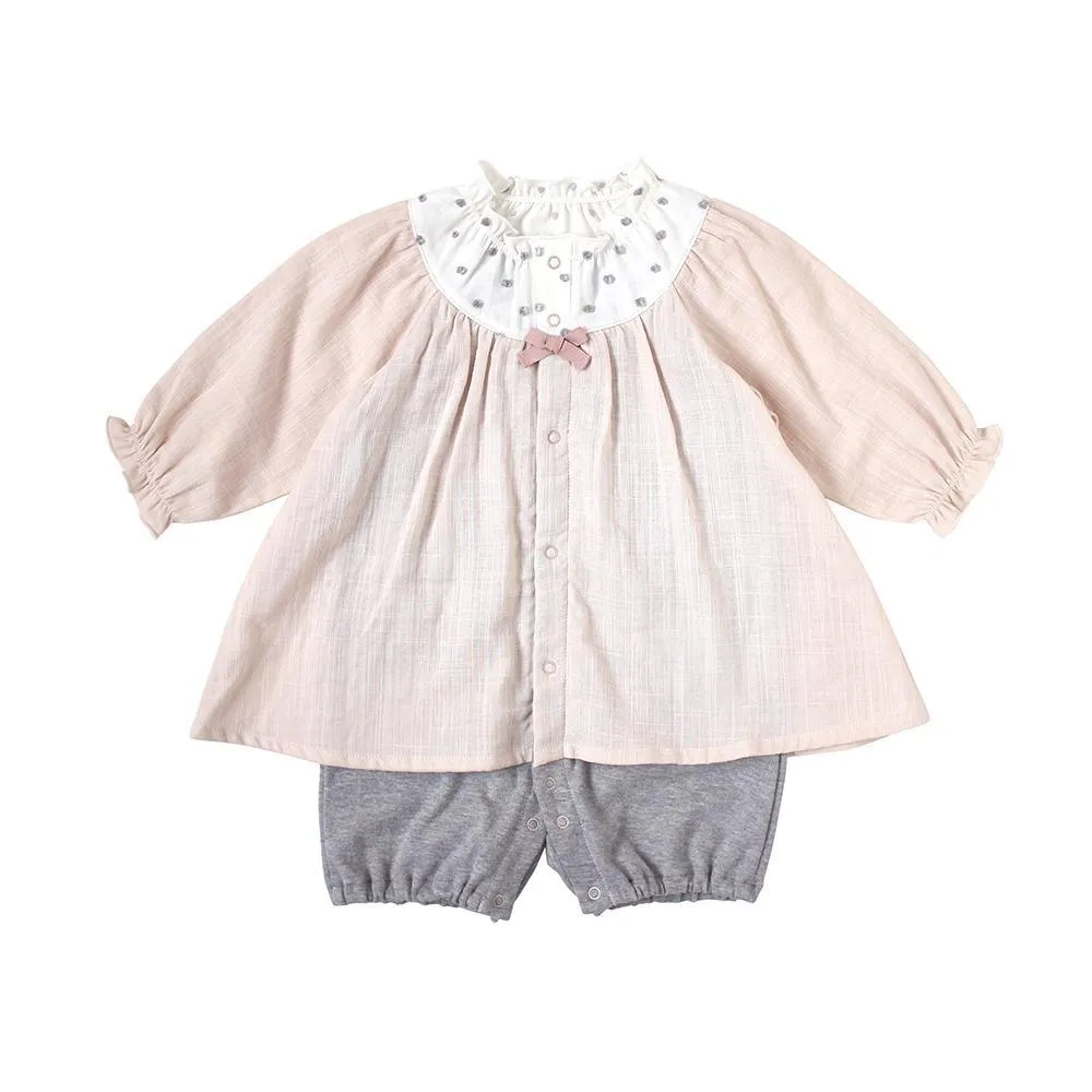 Hoppetta Tunic Coverall Water Polka - Pink (Web Shop Exclusive)